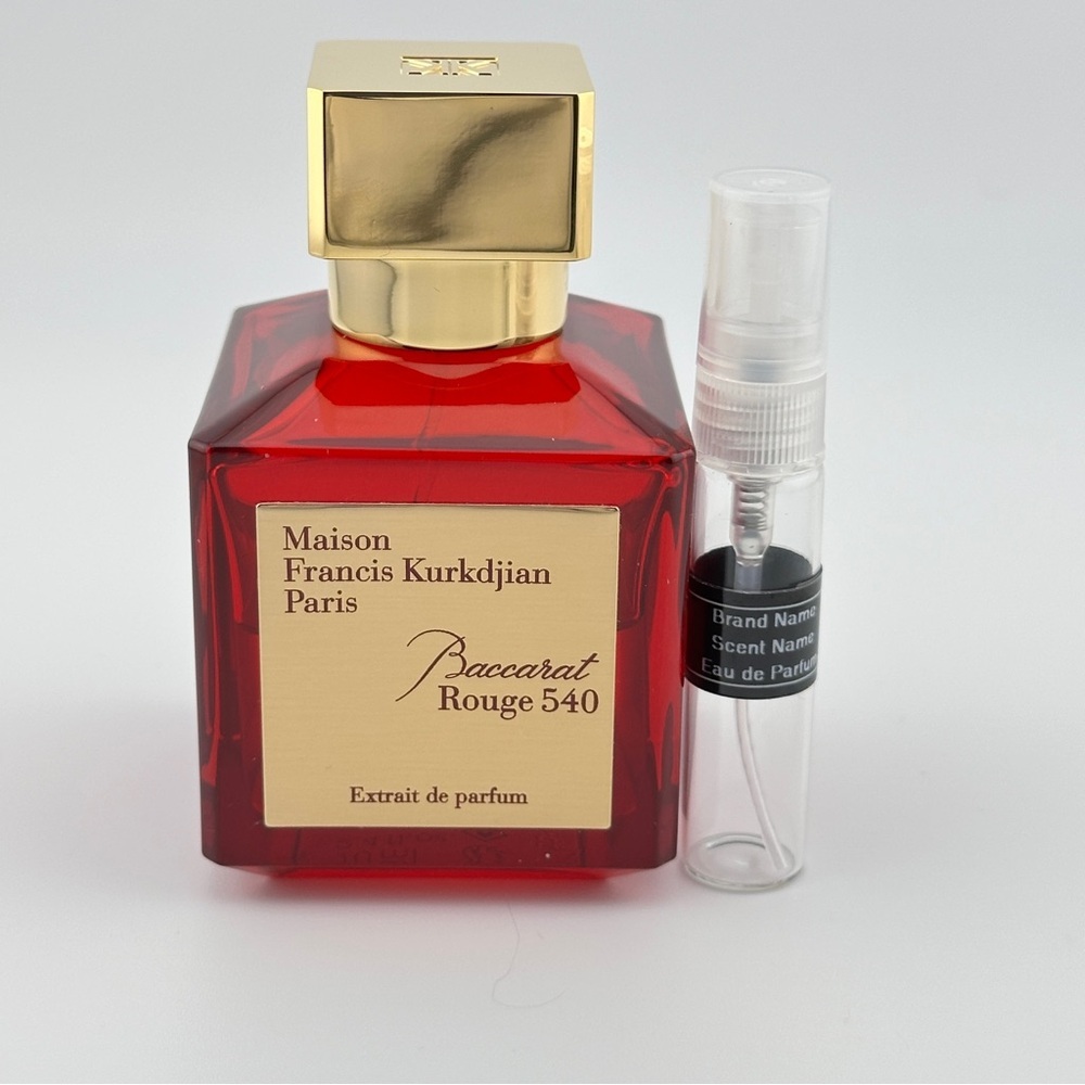 5mL Perfume Sample MAISON FRANCIS KURKDJIAN Baccarat Rouge 540 Extrait de Parfum